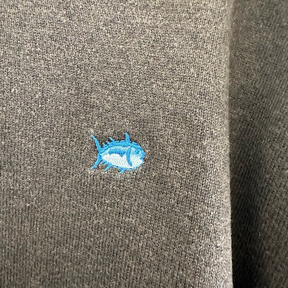 Southern Tide Brown V-Neck Sweater - Picture 4 of 5